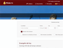 Tablet Screenshot of misas.org